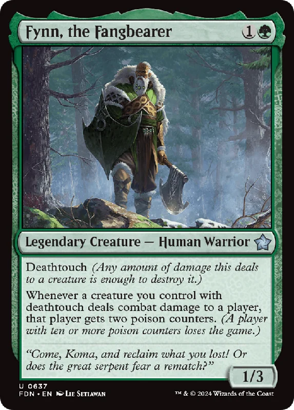 Fynn, the Fangbearer (FDN-637) - Foundations [Uncommon]