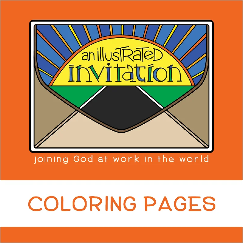 Illustrated Invitation Coloring Pages