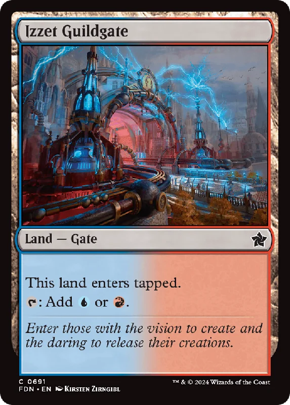 Izzet Guildgate (FDN-691) - Foundations [Common]