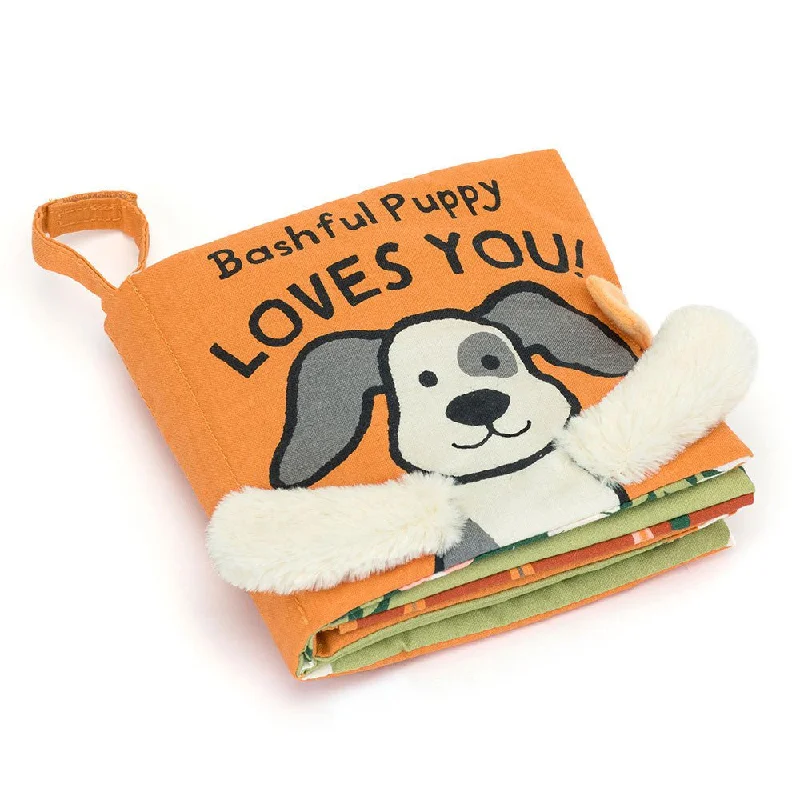 Jellycat - Bashful Puppy Loves You Cloth Book