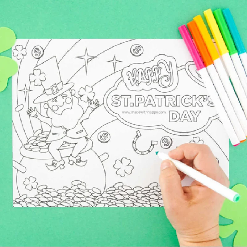 Leprechaun Coloring Page