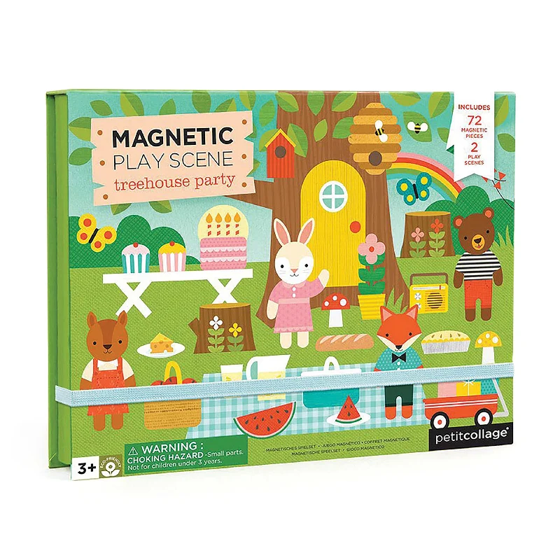 Magnetic Play Scene Tree House Party by Petit Collage