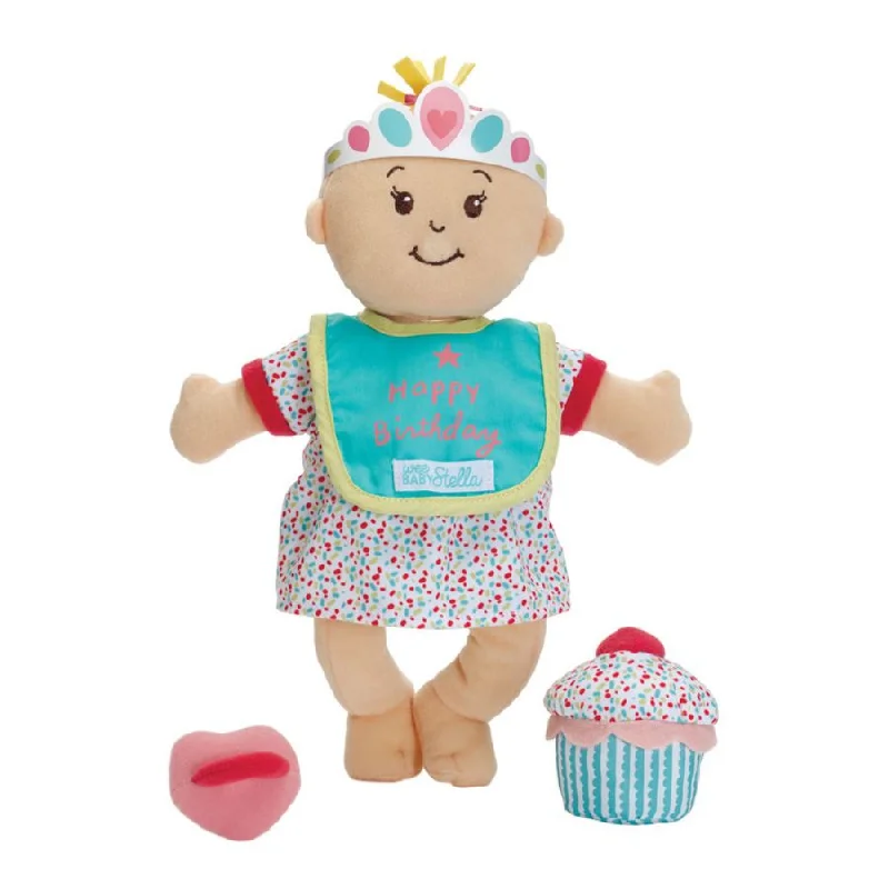 Manhattan Toy  - Wee Baby Stella Sweet Scents Birthday Soft Doll Set