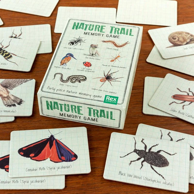 Memory game (20 pairs) - Nature Trail