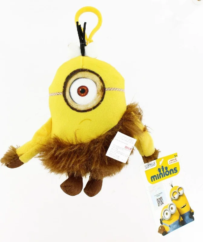 Minion Movie Jungle Minion (1 Eye) Clip-On 5" Plush