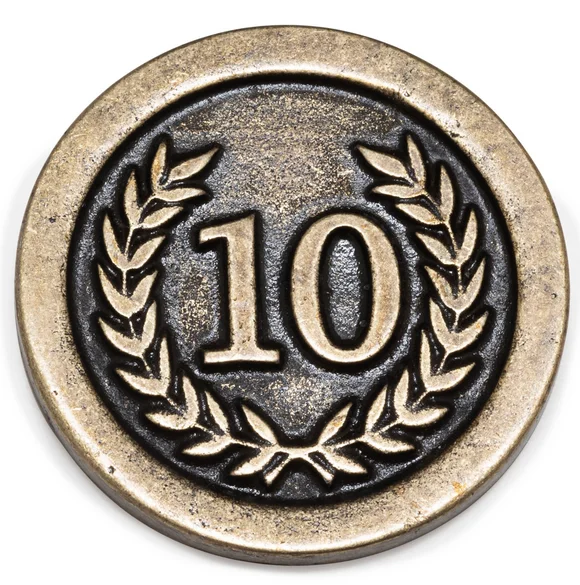 Moedas & Co Coin Set - Generic Coins $10 Set (Pack of 10)