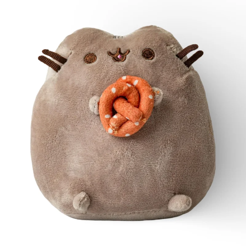 Pusheen 6.5 Inch Plush | Pusheen with Pretzel