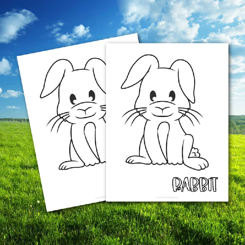 Rabbit Coloring Page