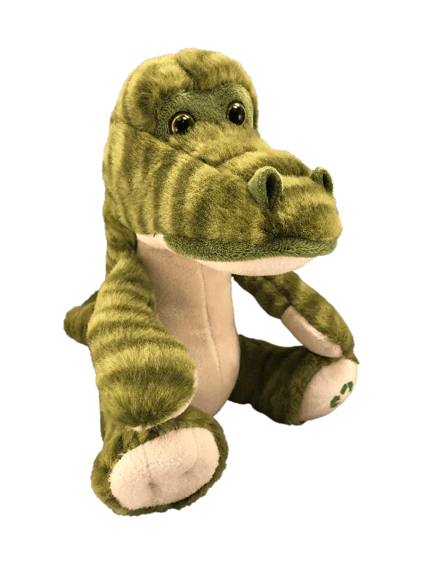 Realistic Sitting Plush Gator