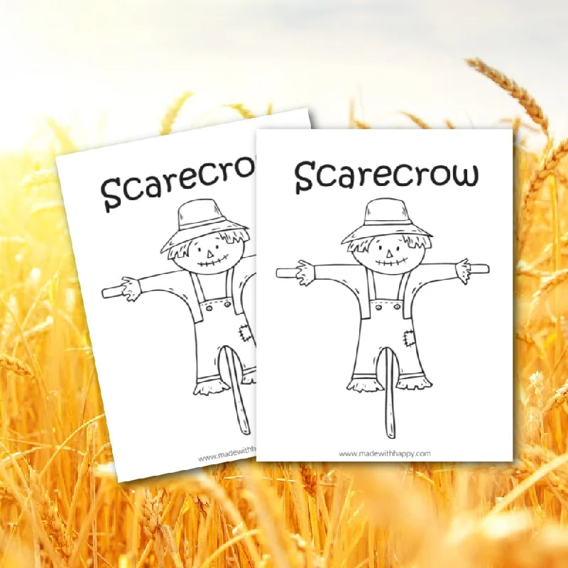 Scarecrow Coloring Page