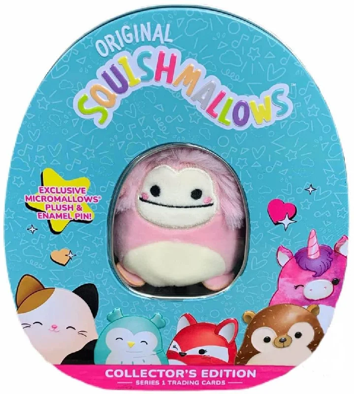 Squishmallow Trading Card Collector Tin Series 1 | Brina Bigfoot