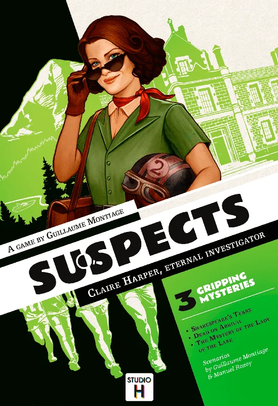 Suspects: Claire Harper, Eternal Investigator (Minor Damage)