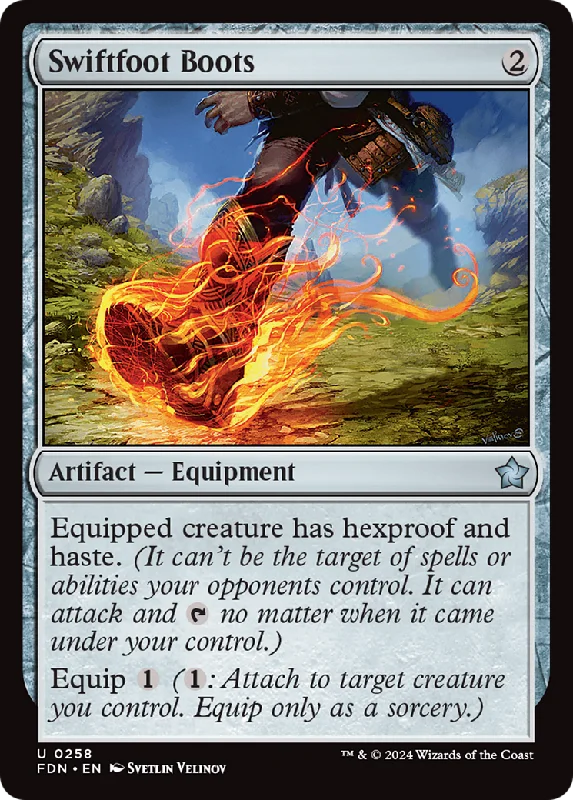 Swiftfoot Boots (FDN-258) - Foundations Foil [Uncommon]