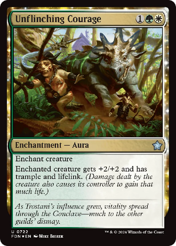 Unflinching Courage (FDN-722) - Foundations [Uncommon]