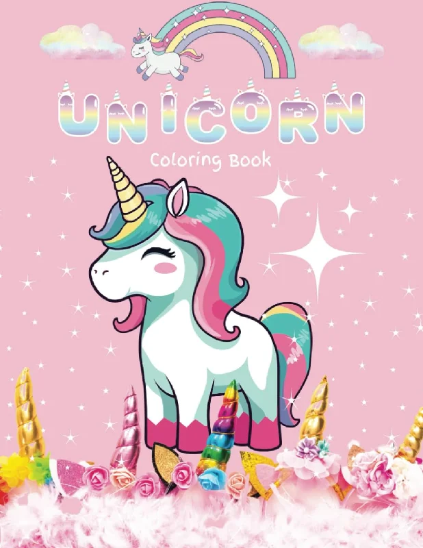 Unicorn Coloring Book For Kids Ages 2-5 For Girls