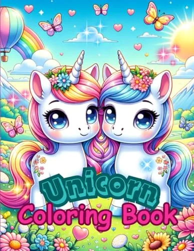 Unicorn Coloring Book: Magical Unicorns Coloring Book