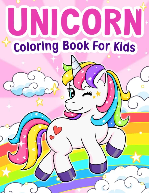 Unicorn: Cute, Fun, and Magical Coloring Book for Kids Ages 4-8