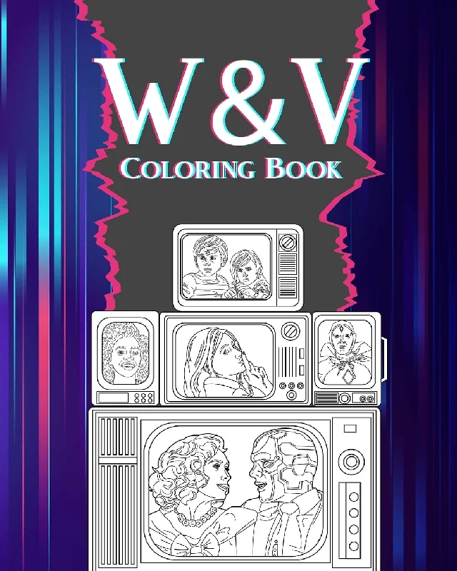 WandaVision Coloring Book: Coloring Books for Adults, TV Series Coloring Book, Marvel Coloring