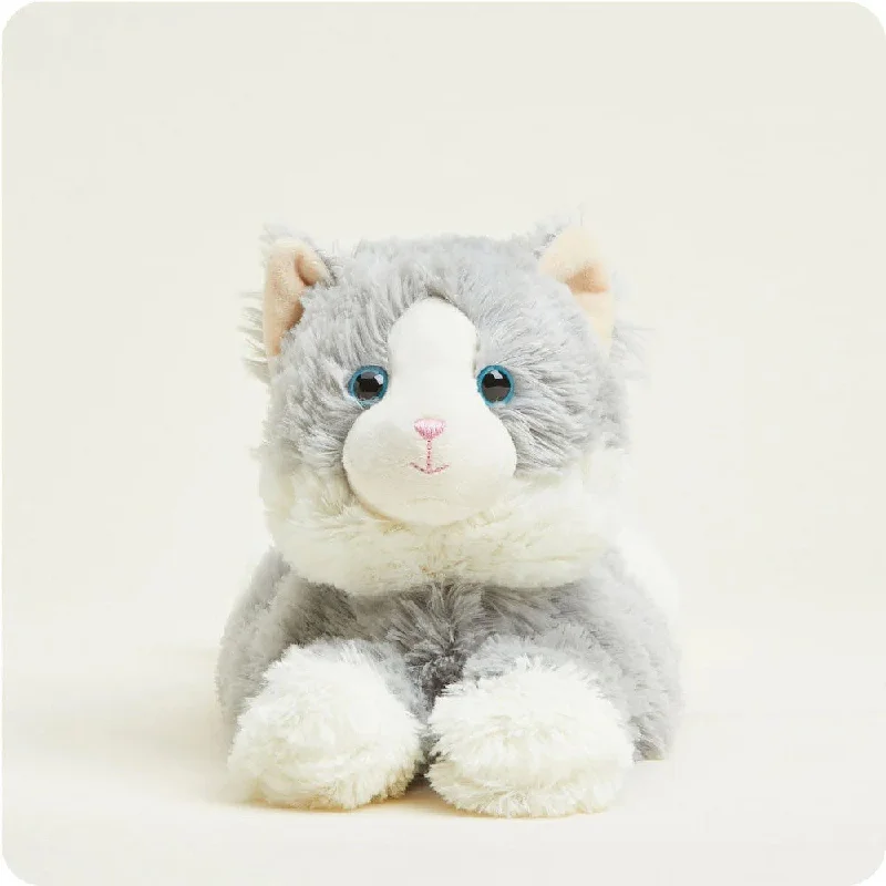 Warmies - Plush - Grey Laying Down Cat